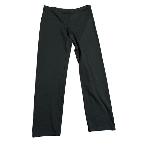 Eileen Fisher Rayon Blend Stretch Pull-On Pants, Black, Size Medium - Picture 2 of 5
